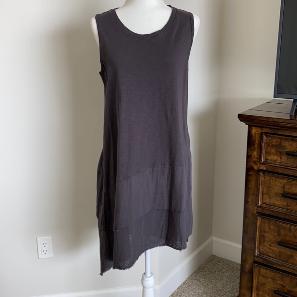 Dylan Hi-low Tiered Sleeveless Tank Dress